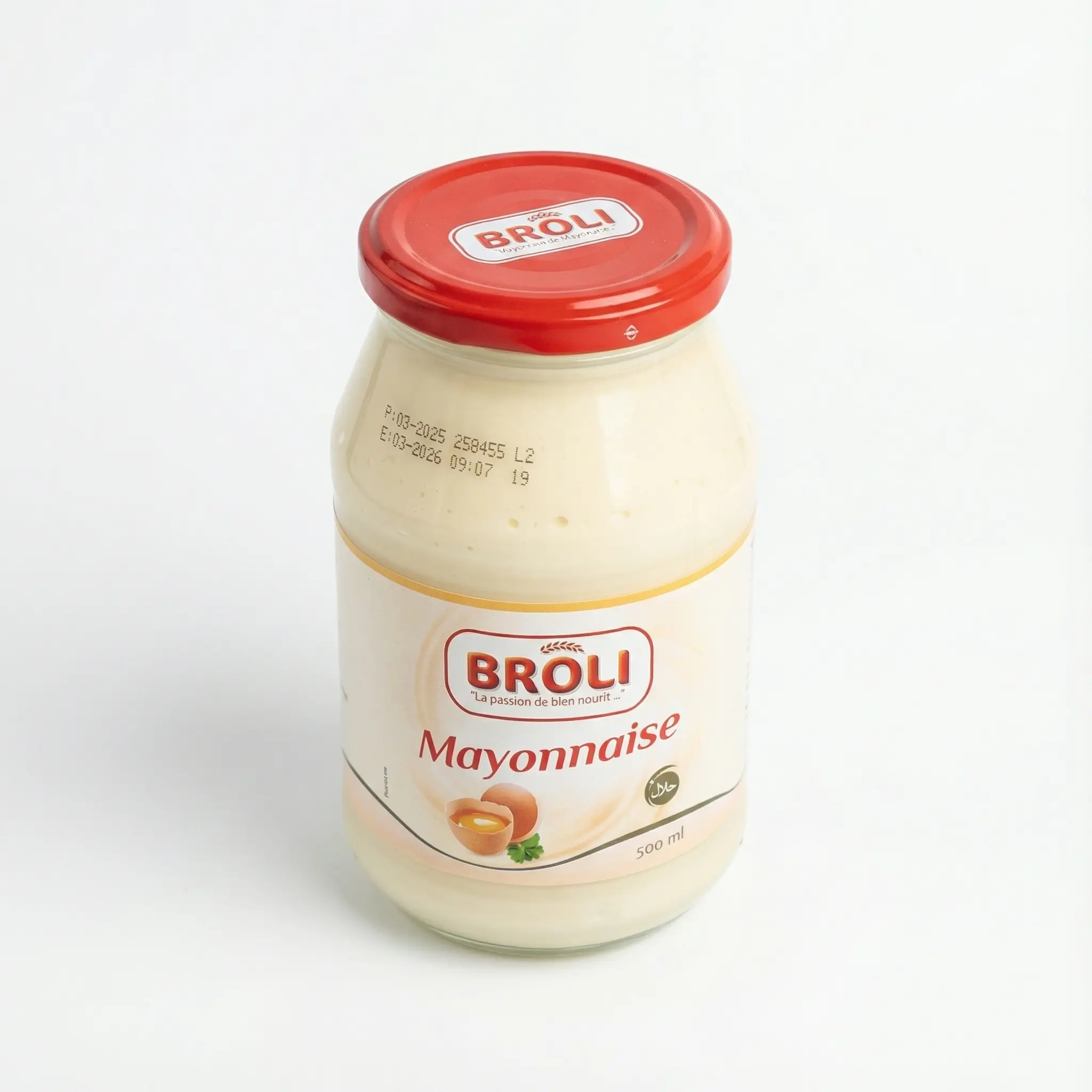 mayonnaise Broli Cameroun pot verre 500ml pour cuisine